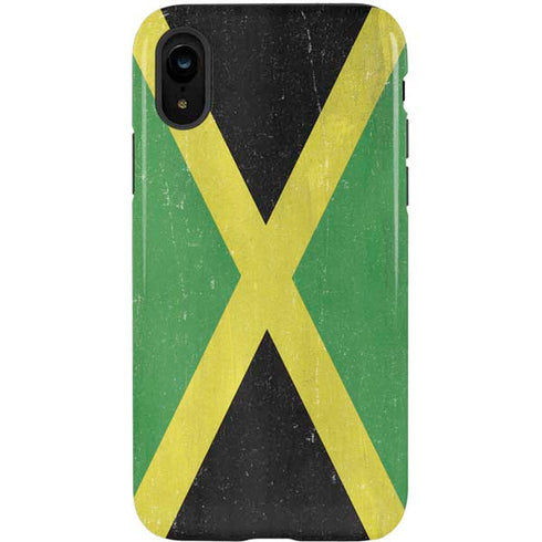 Jamaica Flag Distressed iPhone XR Pro Case